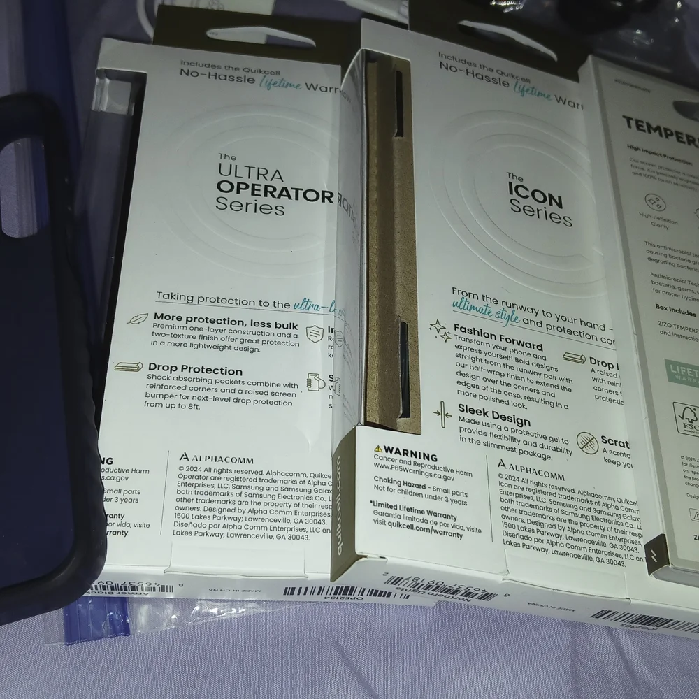 Samsung A-15 Brand New Phone Cases Glass Screen Protector Headphones C Charger